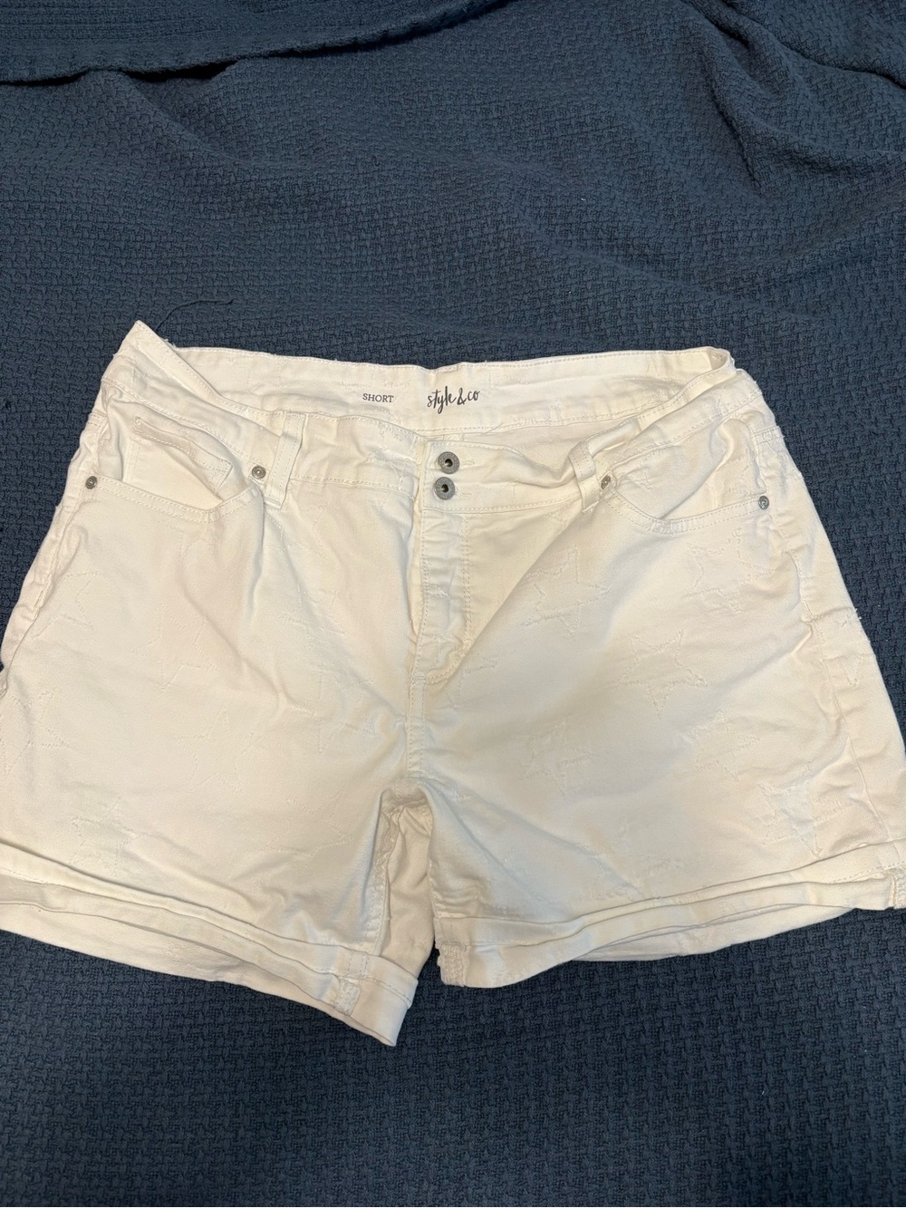 Style & Co. White Women's Casual Shorts